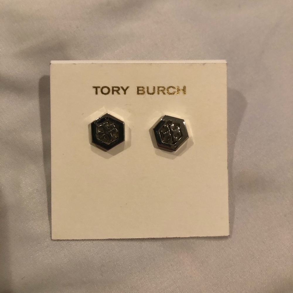 Tory Burch Silver Earrings